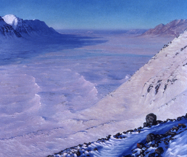 David Rosenthal Oil Painting Cordova Alaska, Anuktuvuk Pass Afternoon Brooks Range image